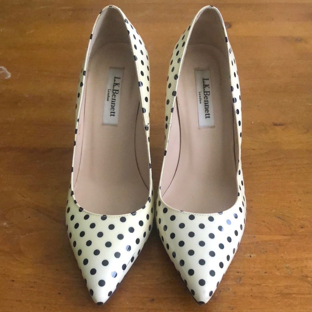 L.K. Bennett polka dot pumps! PRICED TO SELL!!!